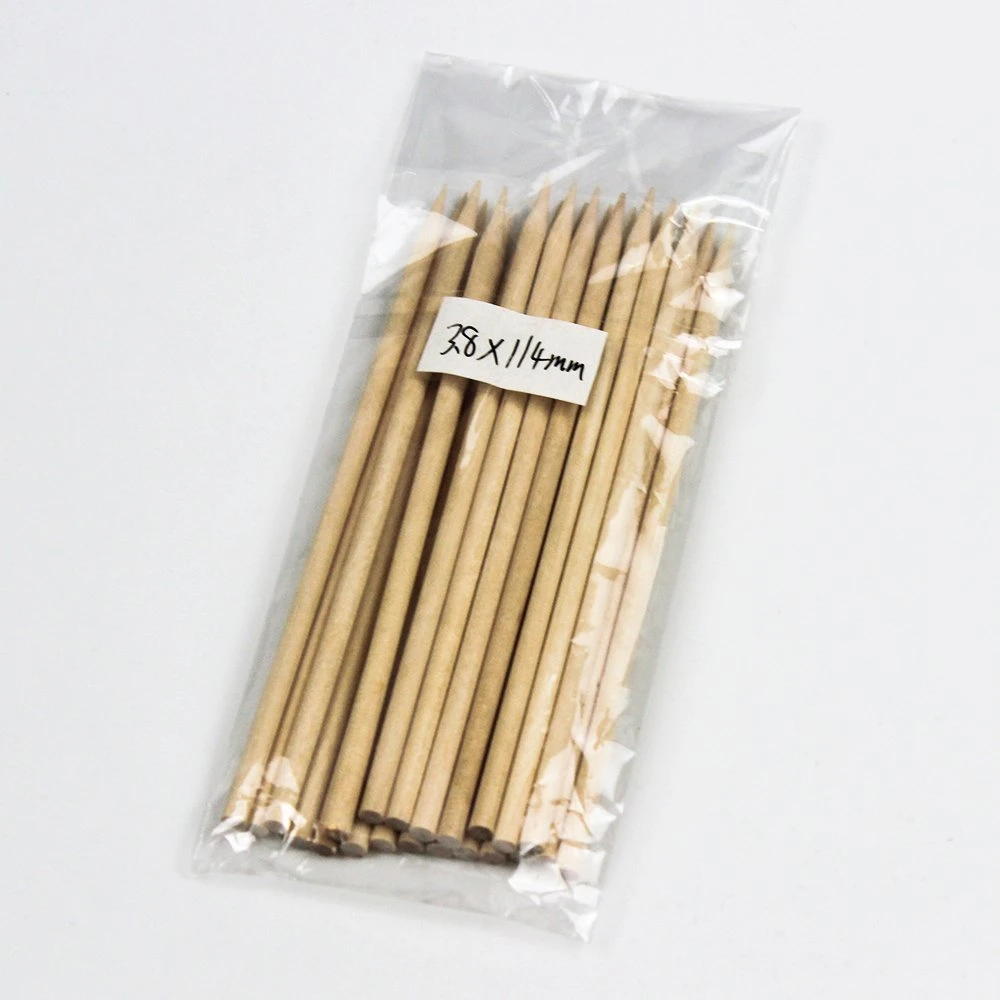 Hot Sale Disposable Wooden Tableware 114mm Length Birch Wood Rod for Party