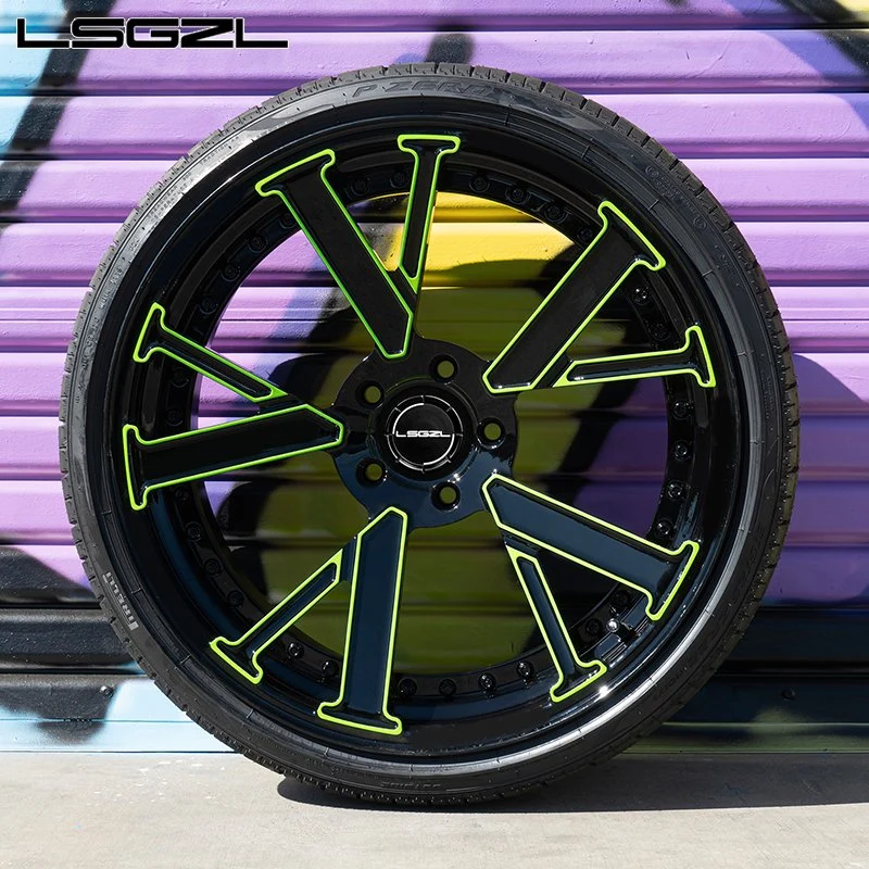 Lsgzl Alloy Forging Wheel 15-26 "Custom Color, V-Shaped Spoke Design