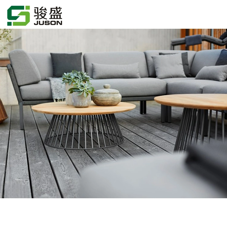 Modern Living Room Tea Table Wooden Coffee Table Outdoor Side Table Garden Sofa and Table