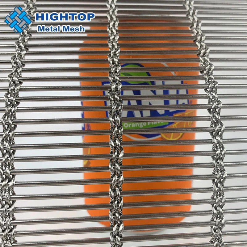 Hotel Decoration Stainless Steel Architectural Cable Woven Wire Drapery Mesh Panels