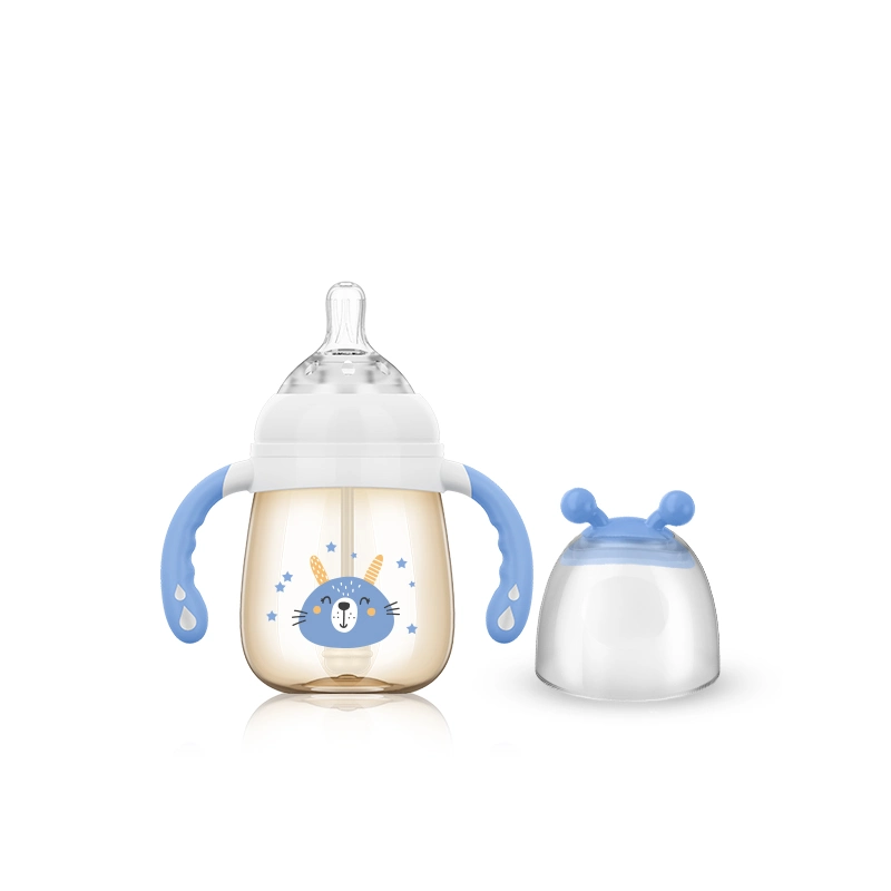Factory Price PPSU Baby Feeding Wide Neck Water Cup Infant Training Bottle for Baby