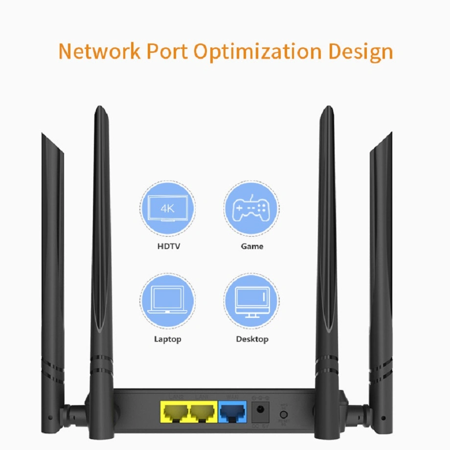 Router inalámbrico de banda única WiFi 4 N300 de alta calidad