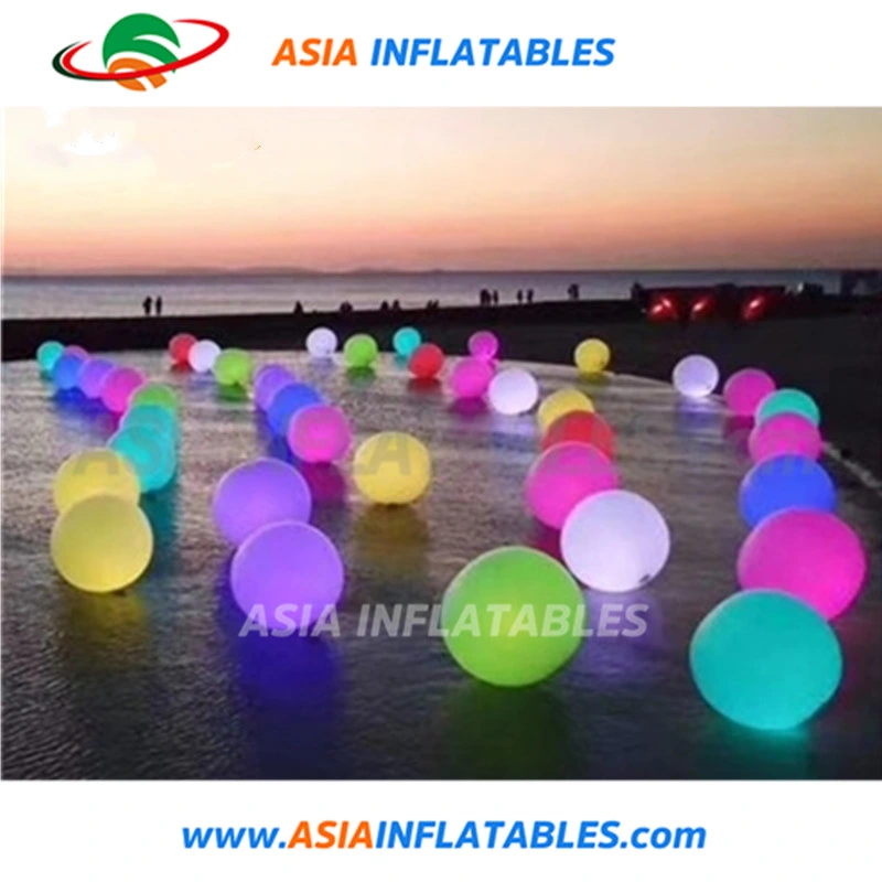 Color Changing Inflatable Pool Floating Balloon for Event Decoration