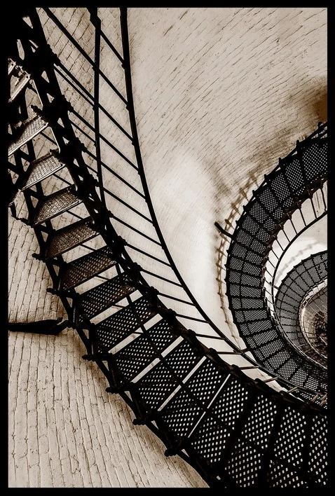 Staircase Whirl Landscape Architect Building Modern Canvas Wall Art Painting Framed Picture Cheap Home Hotel Decor