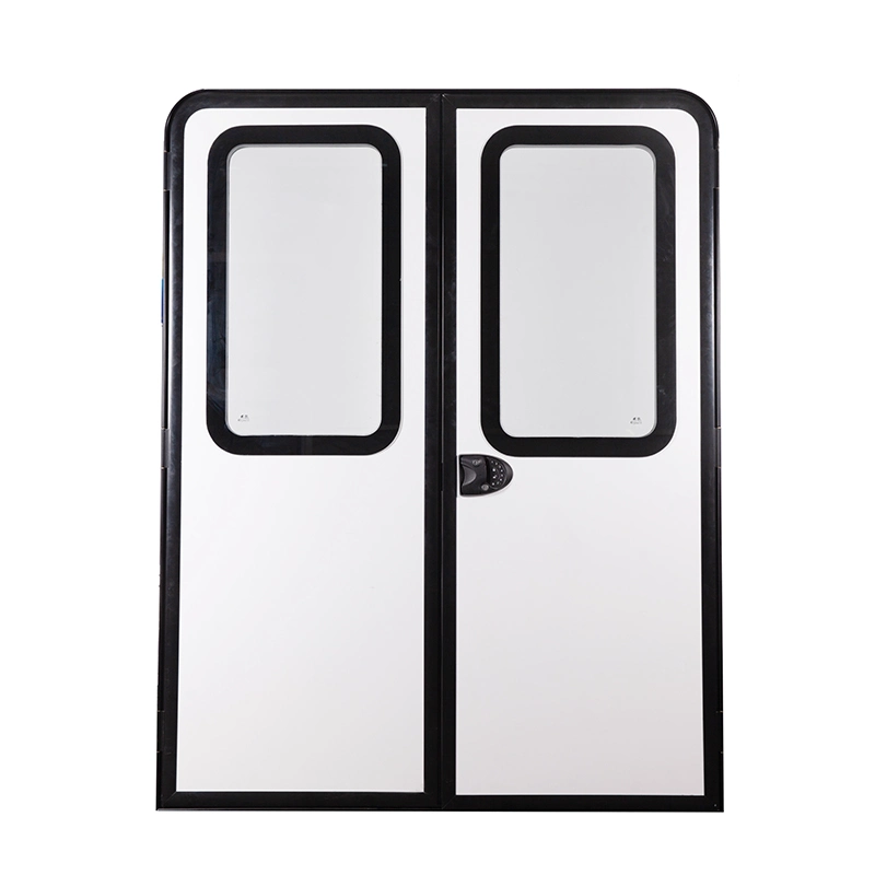 Maygood Double-Opening aluminio Puertas de entrada Puerta batiente para autocaravana cámper Tráiler coches modificados