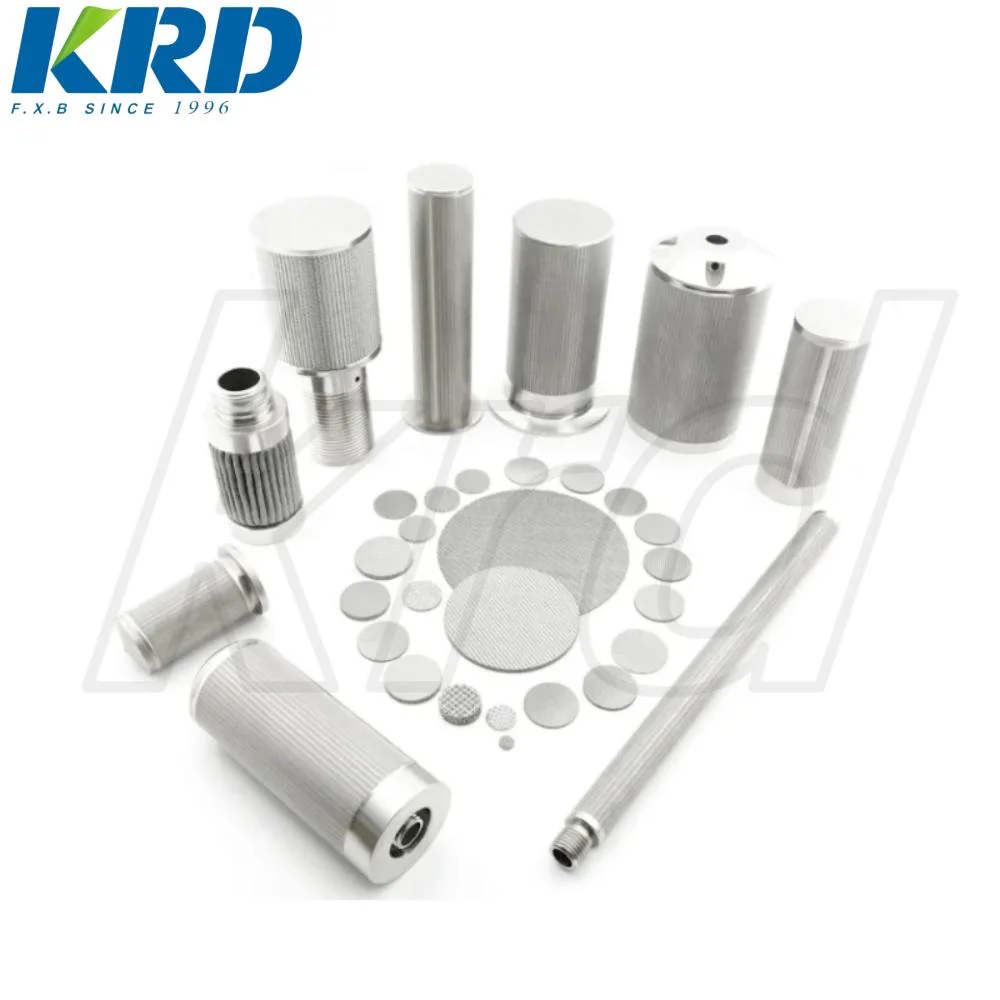 Krd Candle Filter Sintered Stainless Steel Metal Metal Sintered Mesh Filter