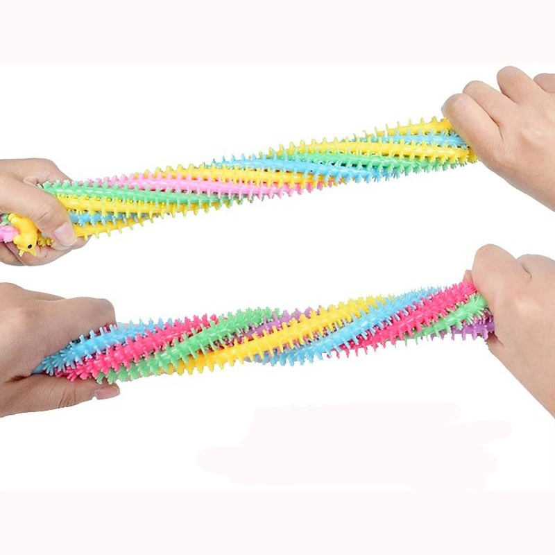 Stretchy TPR Kids Unicorn Fidget Bracelet Pull String Flexible Monkey Noodle Anti Stress Toy