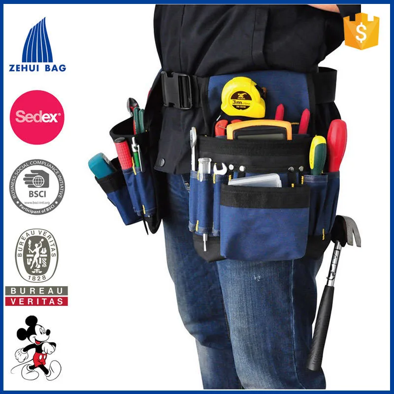 Free Sample Electrical Maintenance Tool Pouch Bag Technician's Tool Holder Bag Work Organizer Framer's Tool Belt