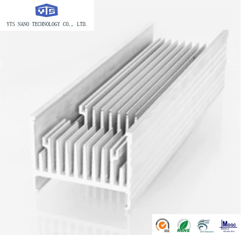 Специальная обработка металла CNC Специальный профиль экструдированного экструдированного сплава Анодиза Алюминиевый теплоотвод