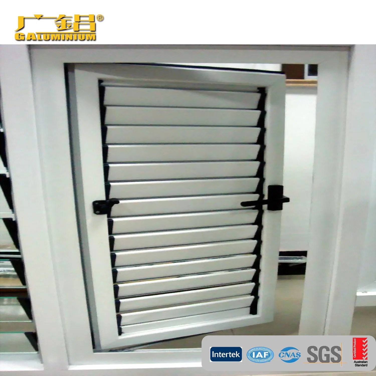 Ventana y puerta de persiana ajustable de aluminio
