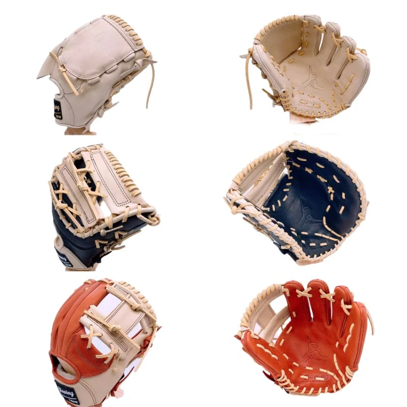 Baseball Batting Catcher Gloves Customized Kip Leather Baseball Glove