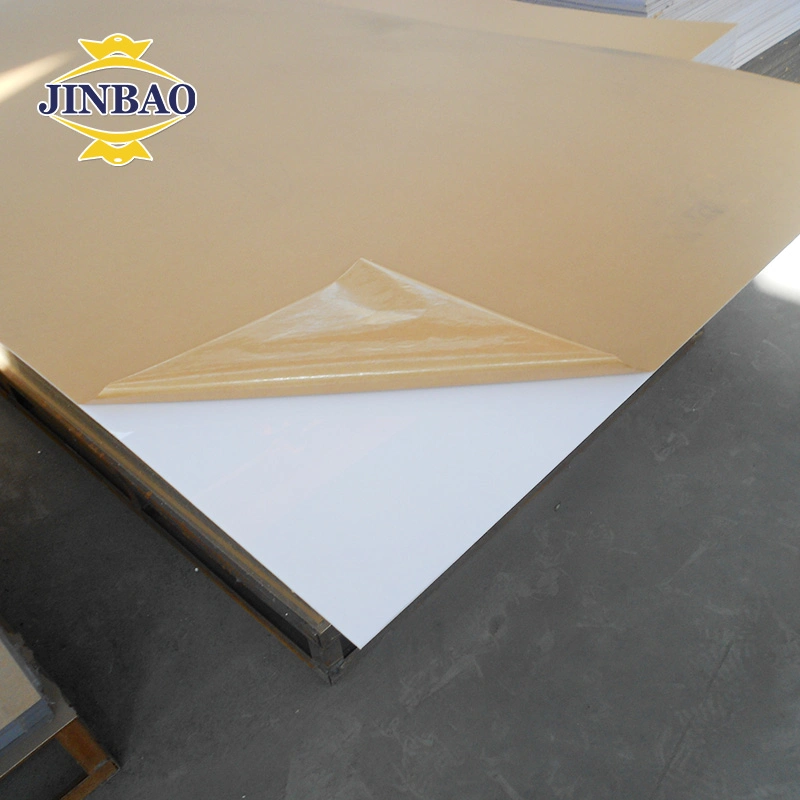 Jinbao 1200x2400mm lámina de acrílico UV Fabricante de PMMA 4*8 Hoja de PMMA de 2,5 mm