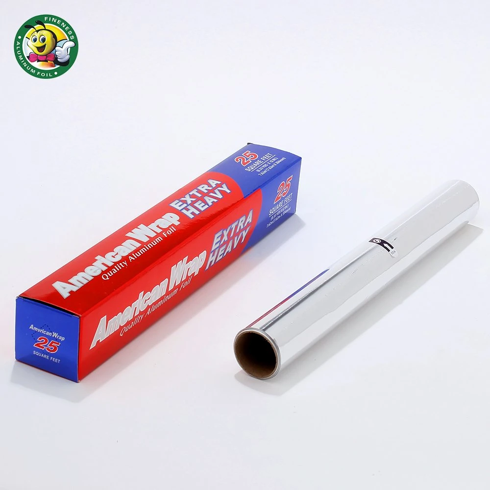 Heavy Duty Household Aluminum Foil Food Grade Catering Aluminum Foil Roll Barbecue Baking Aluminum Foil Paper