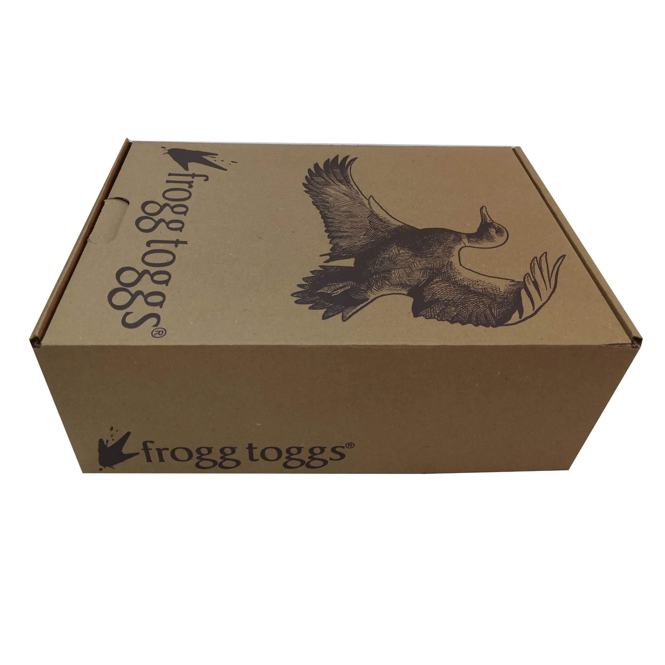 3 Layer E Flute Corrugated Board Paper Natural Brown Packaging Box