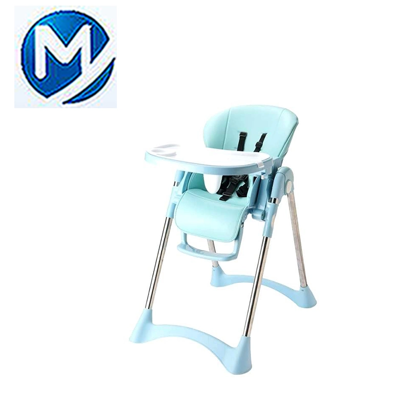 Portable Easy Moving Foldable Plastic Infant Dining Feeding Baby Chair by Bowing Mould