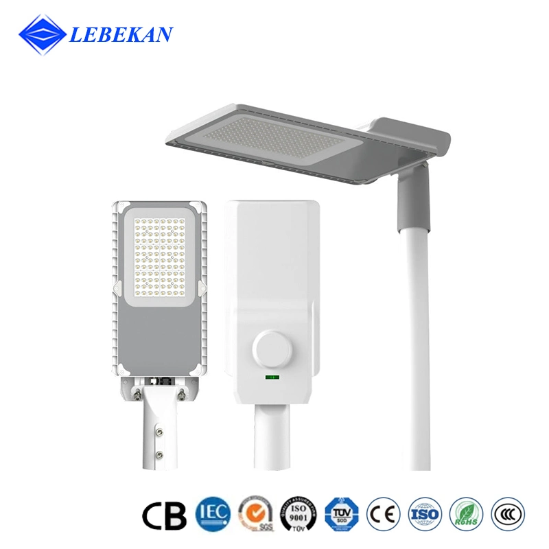 Commercial Outdoor Waterroof Motion Sensor Dusk to Dawn Garden Decoration 60W 80W 120W Photocell LED Street Light Lamp