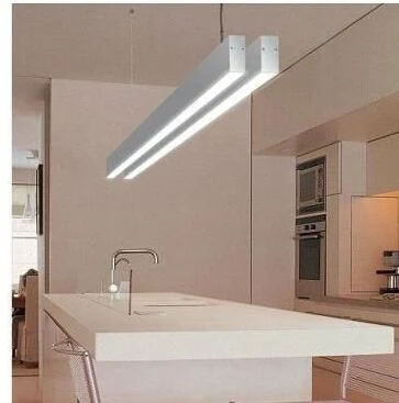 Energy Saving Commercial Office Building Flexible LED Bar Fixture Pendant Linear Light Anti Glare