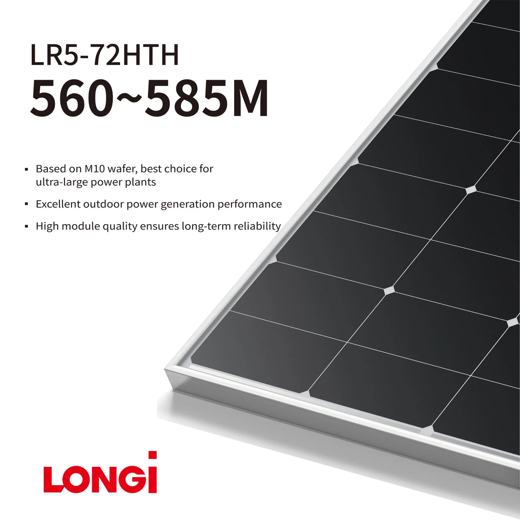 Compeptitive Price Factory Price Longi 540W 545W 550W 555W 560W Mono Solar Panel