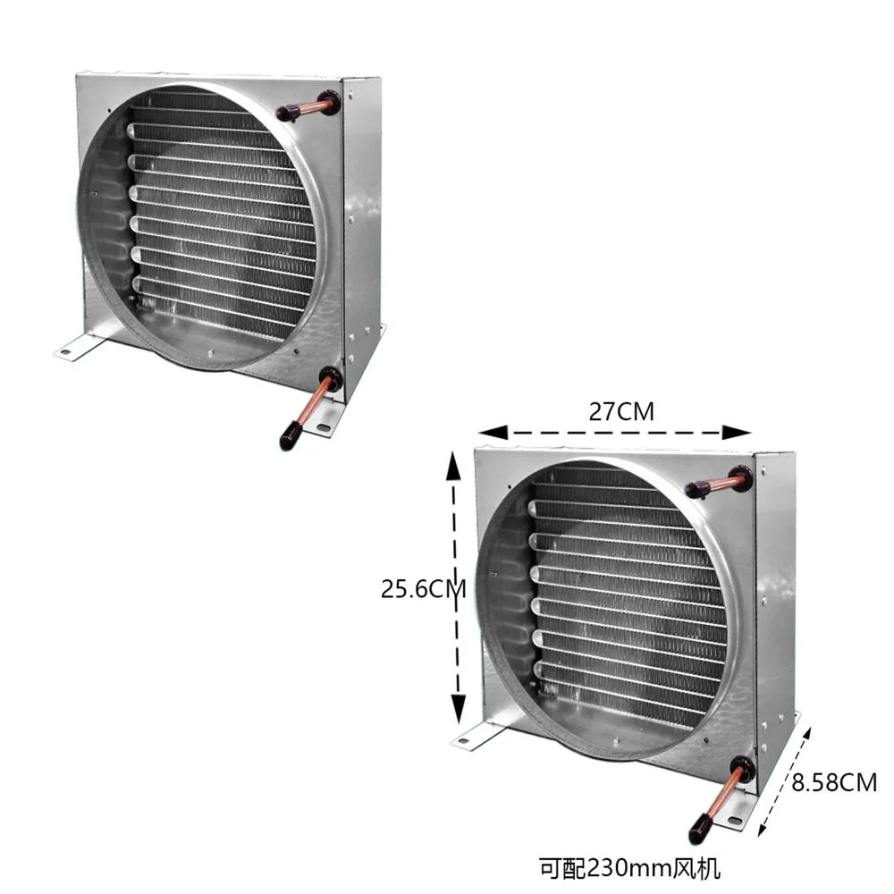 High Efficiency Flat Shape Aluminum S Type Micro Channel Air Cooled Heat Exchanger Microchannel Heat Exchanger