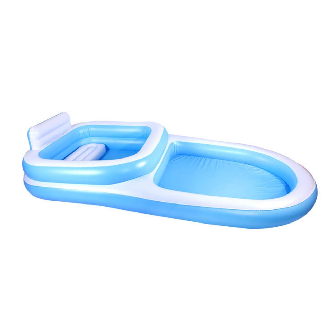 Factory Wholesale/Supplier Large Children Kids Inflatable Pool Outdoor Sofa Swimming Pool Backrest