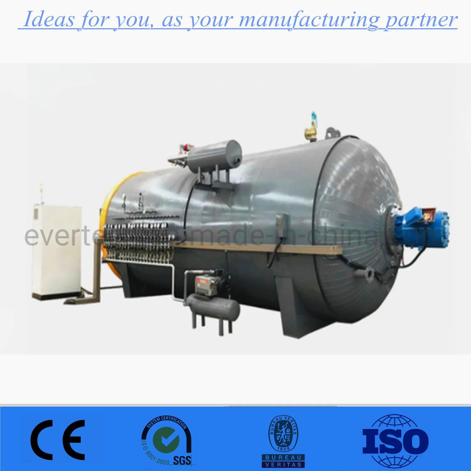 3000X8000 Electric Heating ASME Approved Composites Autoclave for Curing Aerospace Parts