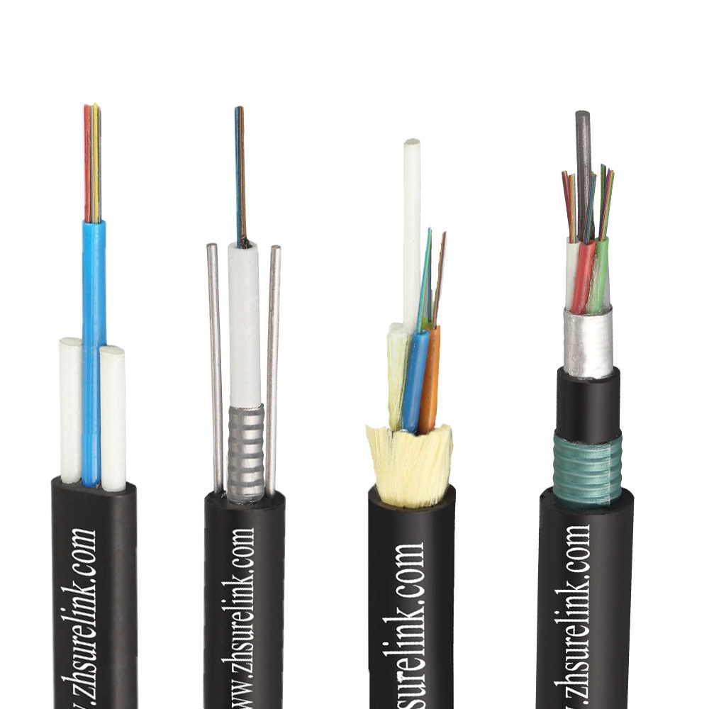 Manufacturer Outdoor Overhead Armored Fiber Optical Cable with Steel Wire Fig 8 Cable Gyxtc8y Gyxtc8a Gyxtc8s