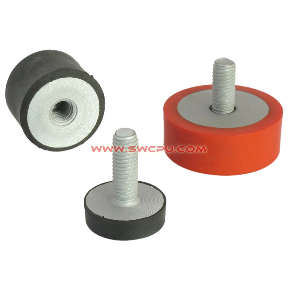 Car Auto Molded Rubber Shock Absorber Mount / Custom Rubber Bumpers