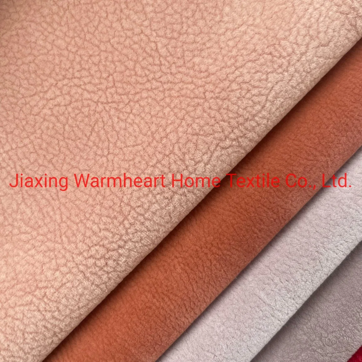 China Nylon Pile Double Flocked Fabric Waterproof Stainproof Water Repellent Easy Cleaning Functional Sofa Fabric for Furniture Upholstery Decorative Material