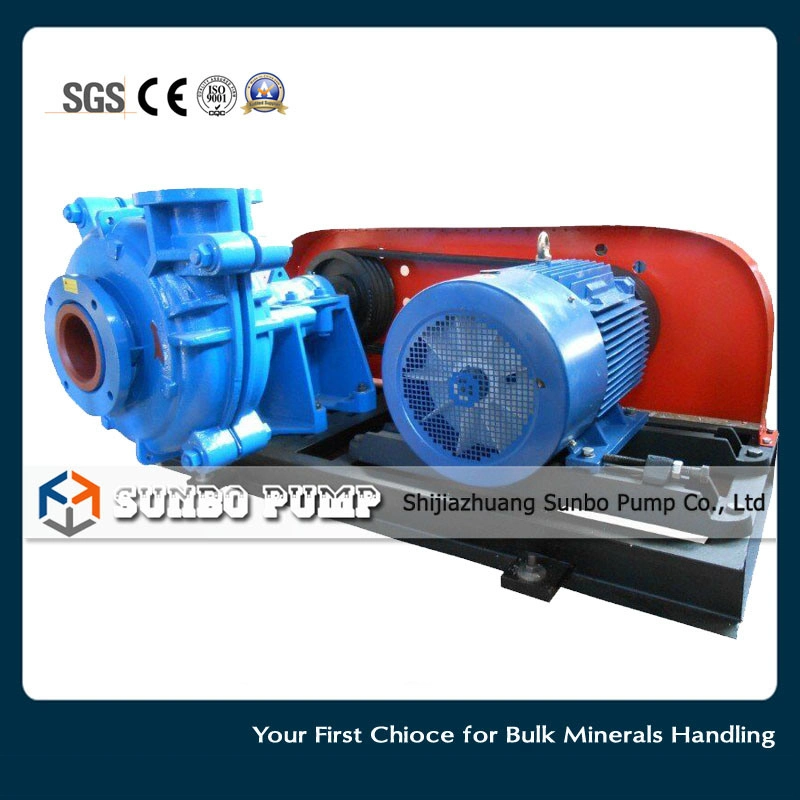 Metal Lined Centrifugal Pump Horizontal End Suction Slurry Pump with