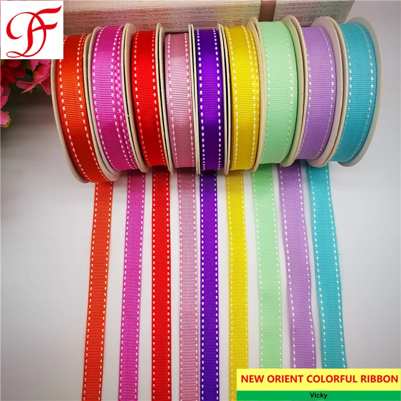 Nylon Stitch Grosgrain Ribbon Double/Singe Face Satin Ribbon Sheer Organza Hemp Taffeta Gingham Metallic Ribbon for Wrapping/Gift/Bows/Packing/Christmas