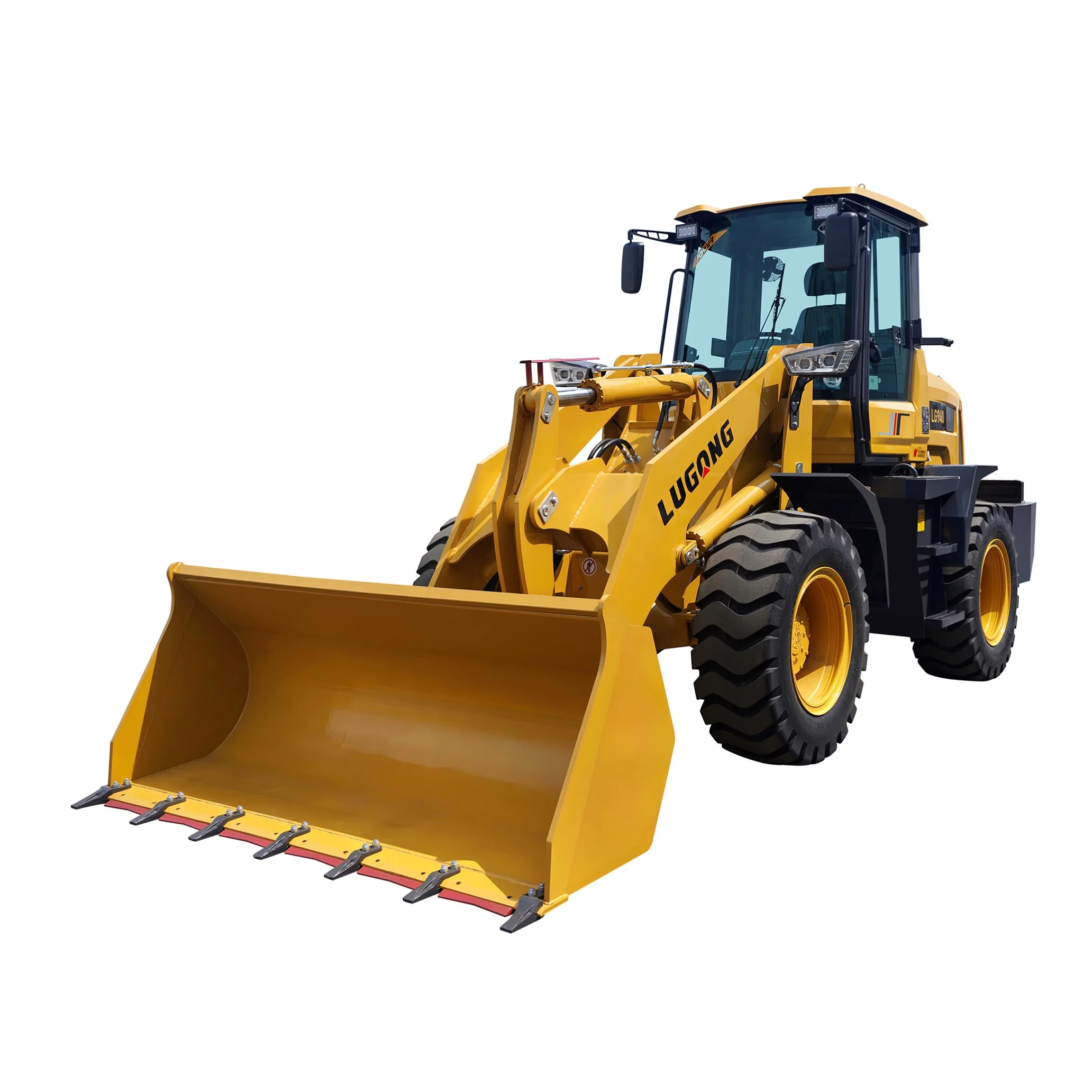 Lugong Manufacturer Compact Front End Shovel Loader LG940 with Attachements for Multi Purpose