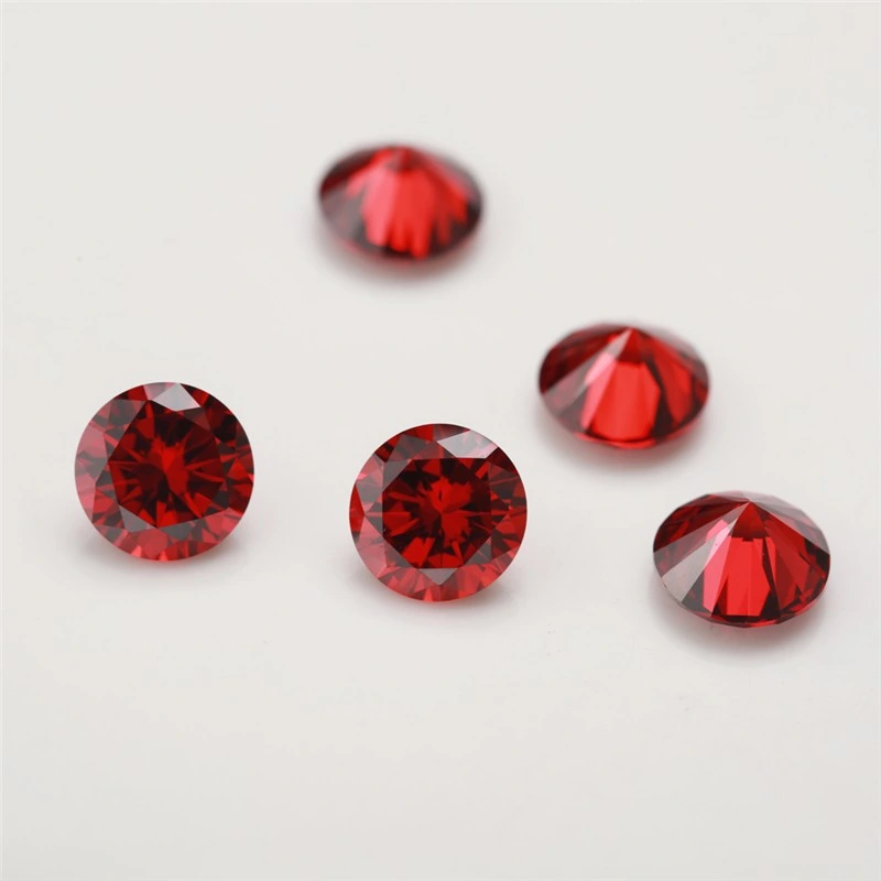 Excellent Cut Round Shape Synthetic Gemstone CZ Stone Cubic Zirconia