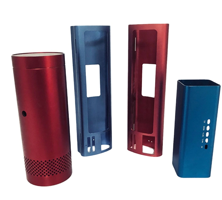 Boîtier en aluminium avec anodisation de couleur pour boîte de haut-parleur multimédia Produits de transformation approfondie