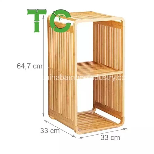 Wholesale/Supplier Multi Functional Bamboo Bathroom Tower Rack Bedroom Corner Organizer Organizer Rack Bathroom Storage Shelf