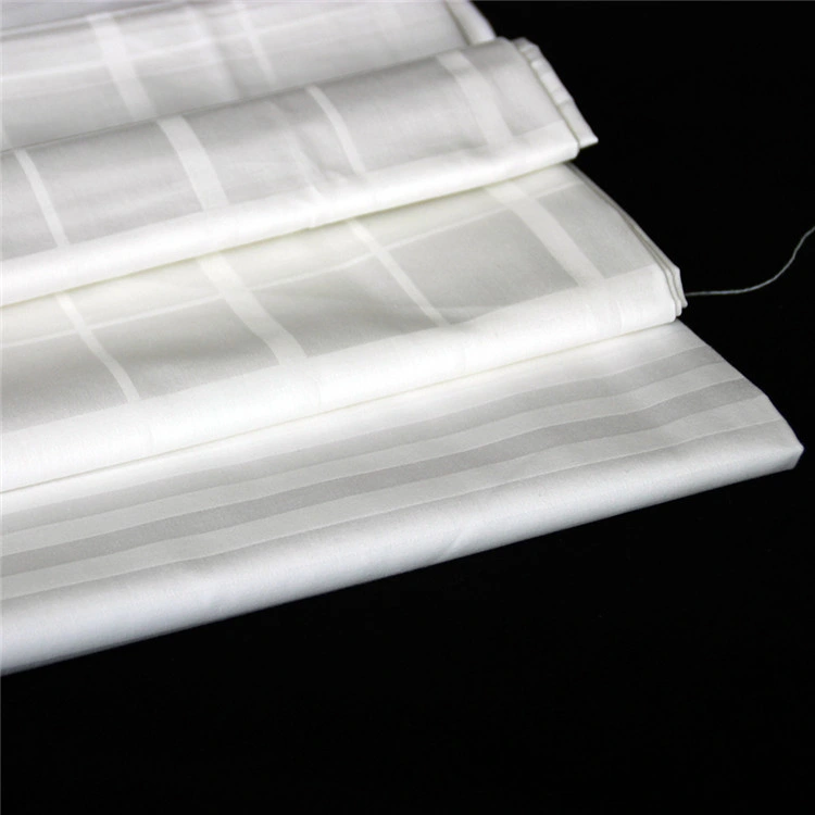 Отель лист хлопка широкая ширина ткани для кровати Sateen полоса составляет 0,5 см 1 см 3 см