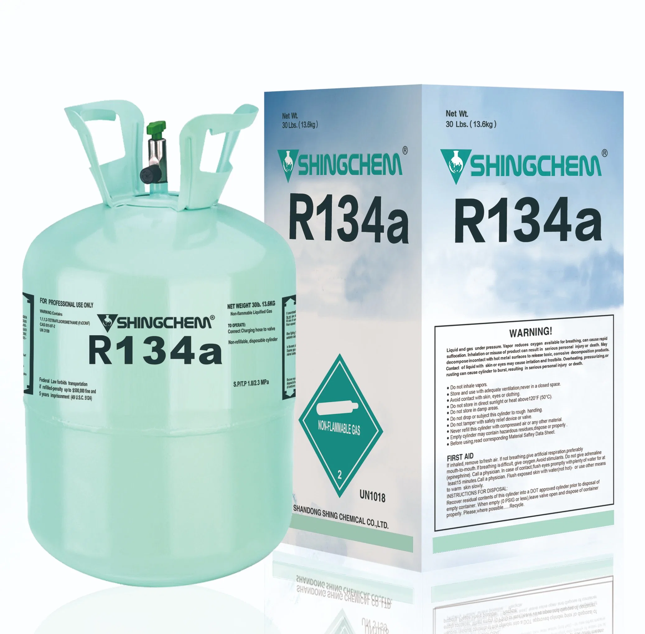 Shingchem R134A Refrigerant Gas Cooling Refrigeration Gas R134A