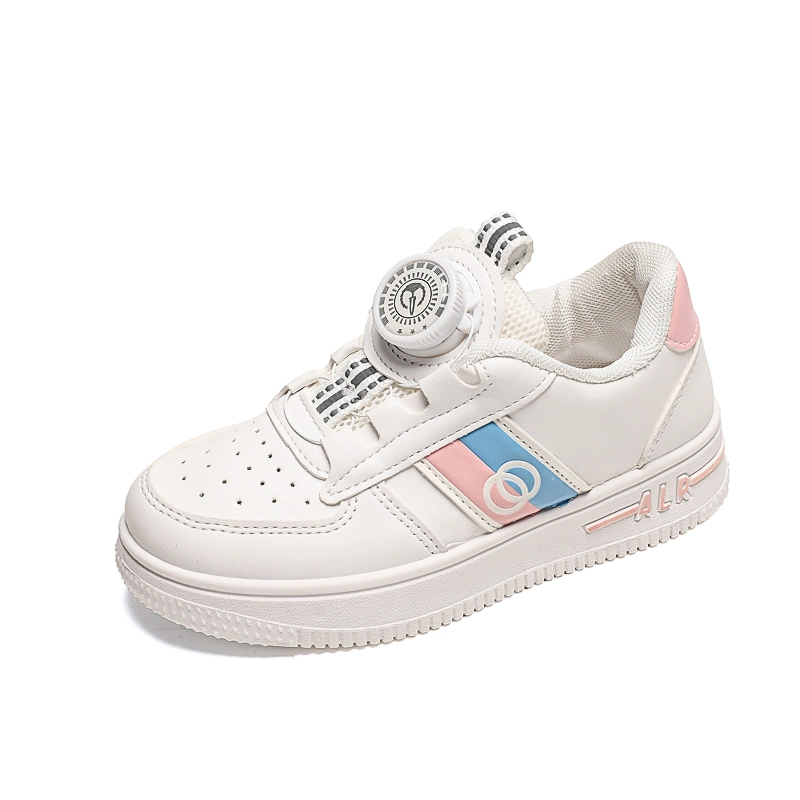 New Arrival White Sneakers Anti Slip Kids Board Casual Shoes