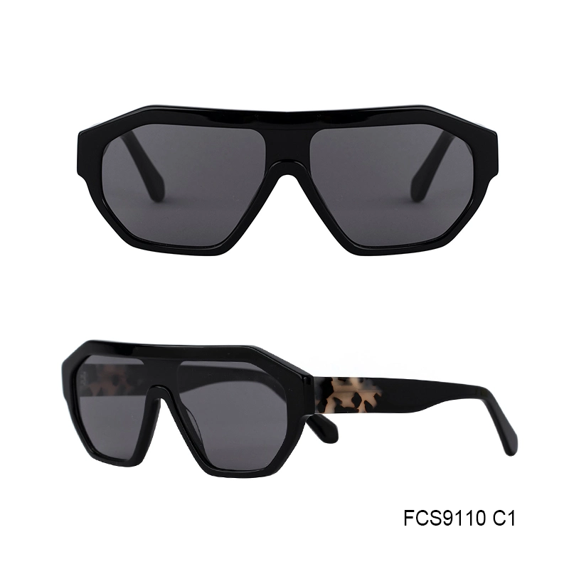 Eco Friendly Acetate with Nice Quality Hand-Make Fashion Sunglasses for Lady