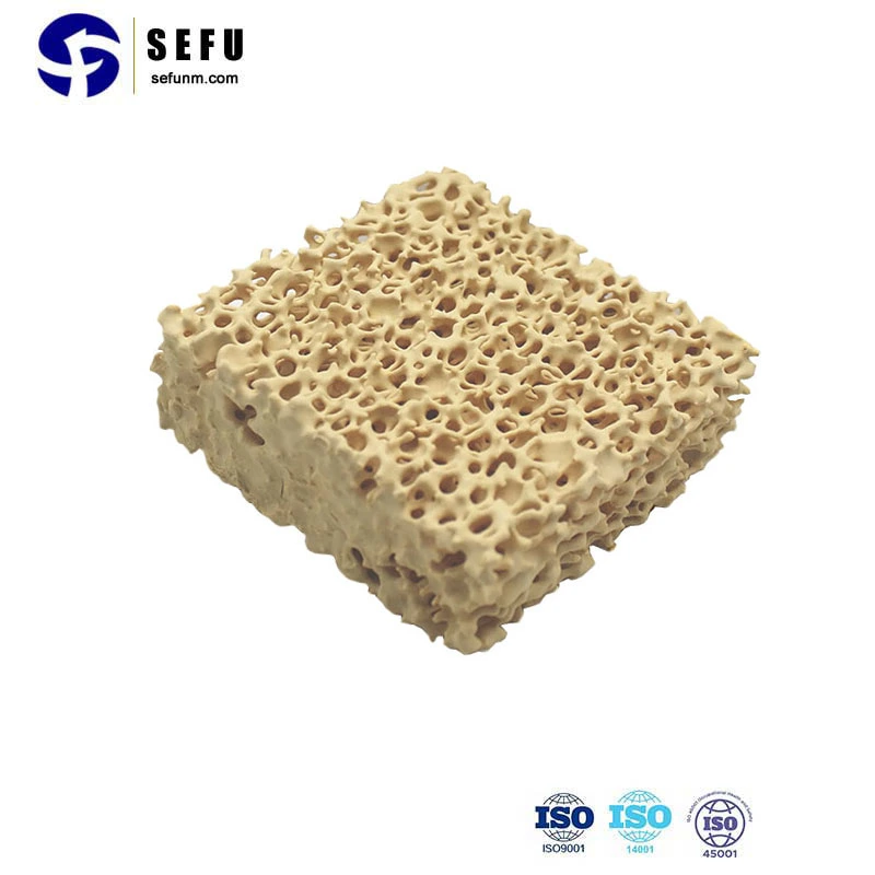 Porous Magnesia / MGO / Magnesium Oxide Molten Metal Ceramic Foam Filter