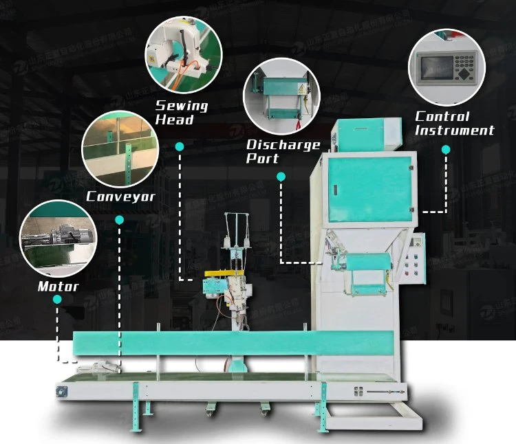 Heat Seal Pallet Packing Bagging Machine Auto Weighing Pallet Packaging Machine for Sale