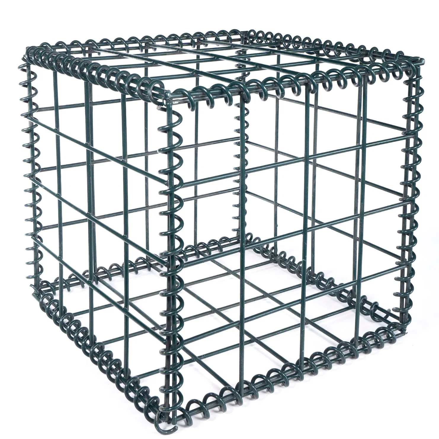 Rock Stützwand Drahtkisten PVC-beschichtet geschweißte Gabion Box