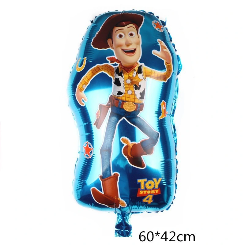 Toy Story 4 Products Cartoon Figures Figura Woody Buzz Light Year Inflatable Foil Helium Balloons for Party Supplies