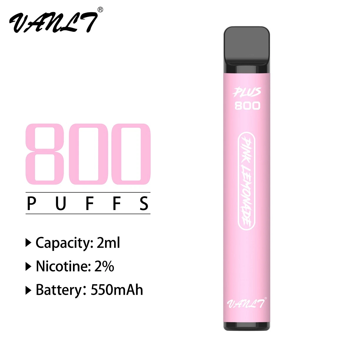 Profesional Ecig Fabricante de productos de vaporización Vanlt VAPE Lemonade Rosa Lápiz VAPE Flavor