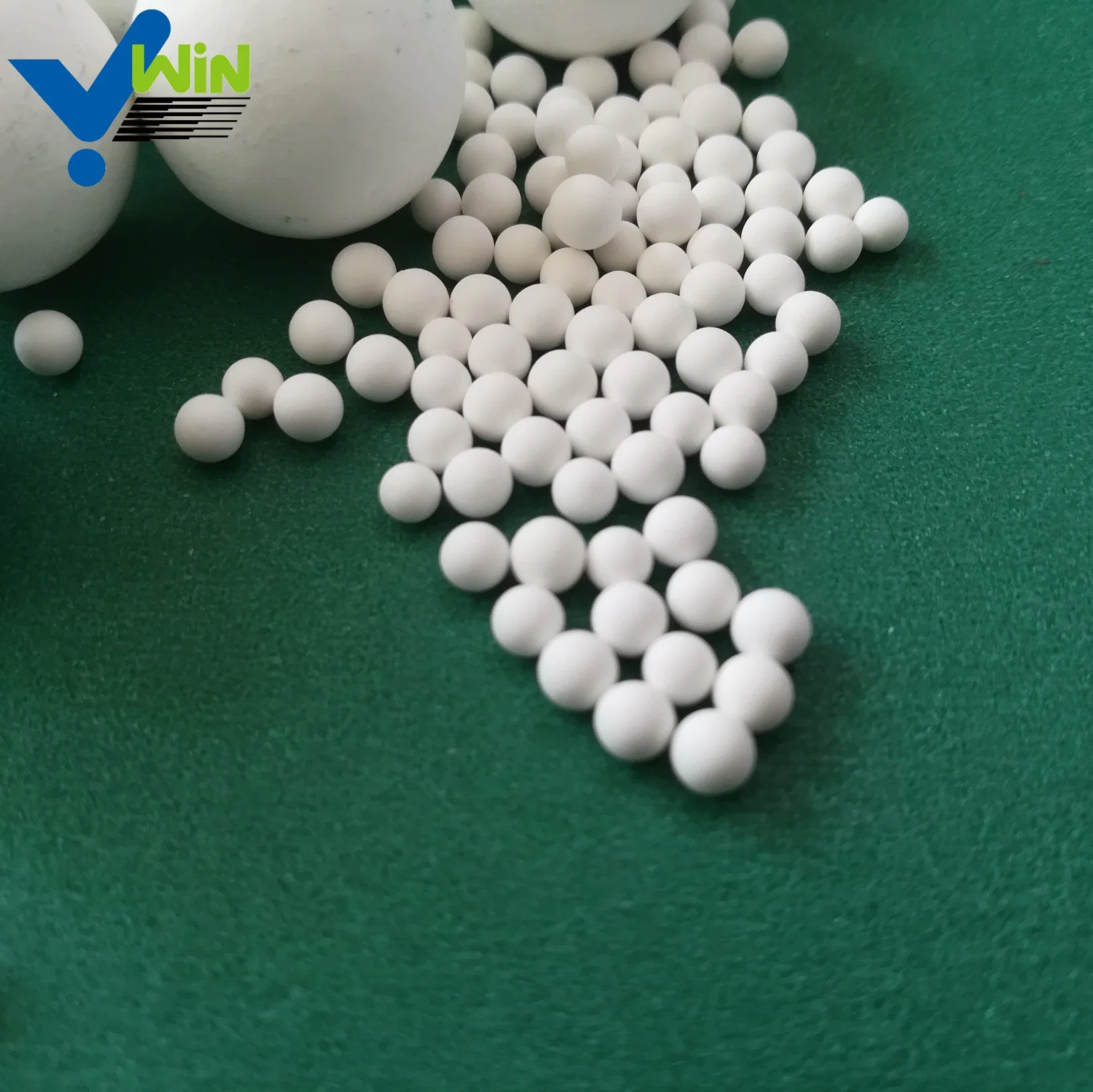 China Zibo Win Ceramic Alumina Ball Heat Storage Media Sphere 25mm