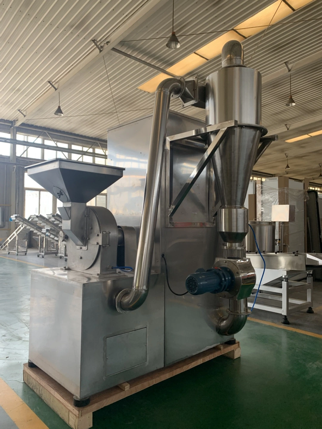 High quality/High cost performance  and Best Price Sugar Grinder Black Pepper Powder Ginder Production Line Spices Powder Grinder Process Line