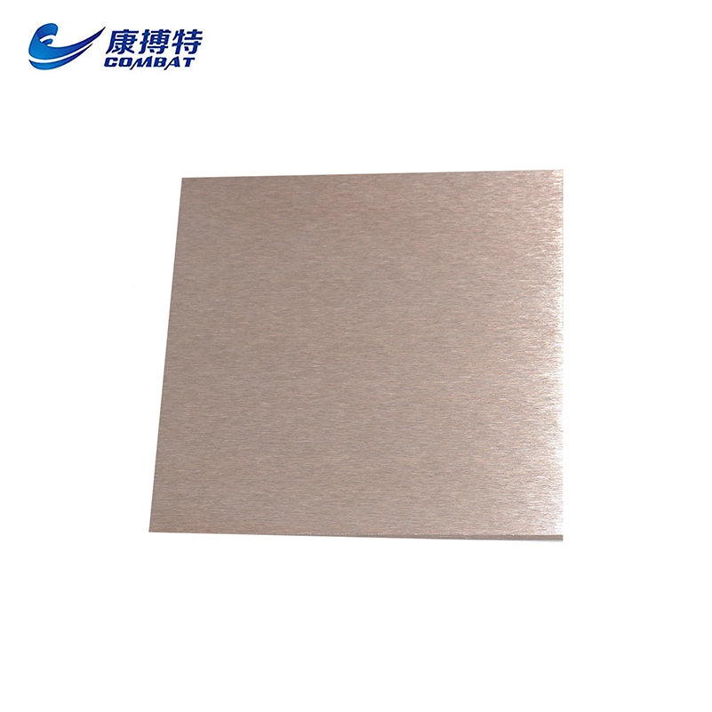 Chinese Manufacturer Tungsten Copper Alloy Plate, Cuw Plate with Custom Size