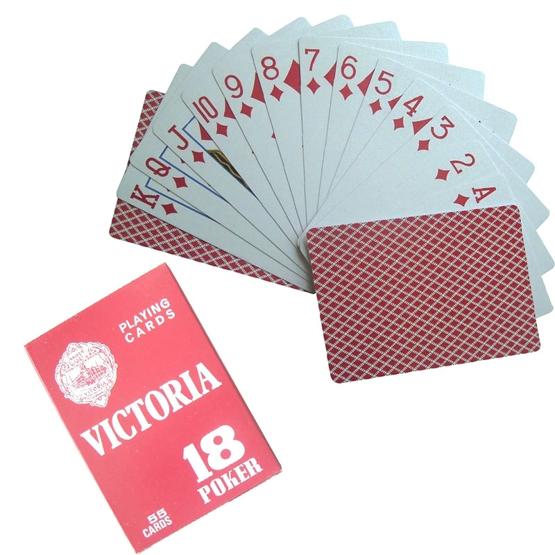 818 Victoria Club Special Customized Paper Playing Cards