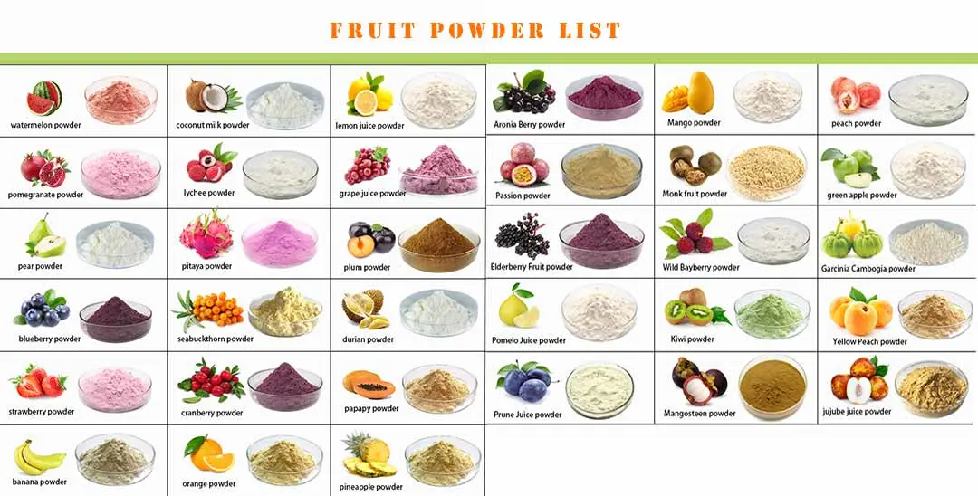 100% de extracto de fruta orgânica de alimentos e bebidas. Congelar seco Pó de mirtilo