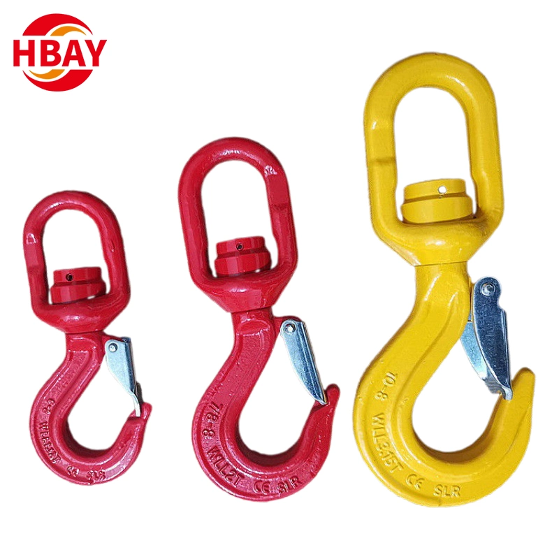 Heavy Duty Factory Price Us Type 322A/C Lifting Swivel Eye Hook with Latch