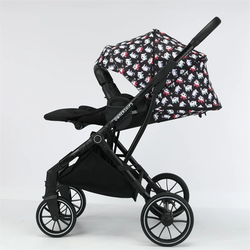 En1888 Approved Popular Newborn Custom Trolley Pram Baby Adjustable Strollers with Pushhandle